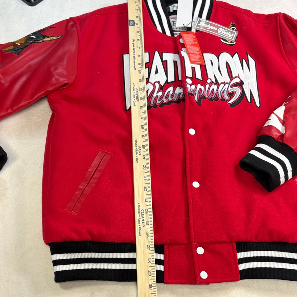 Death Row Red Varsity Jacket - Picture 6 of 14